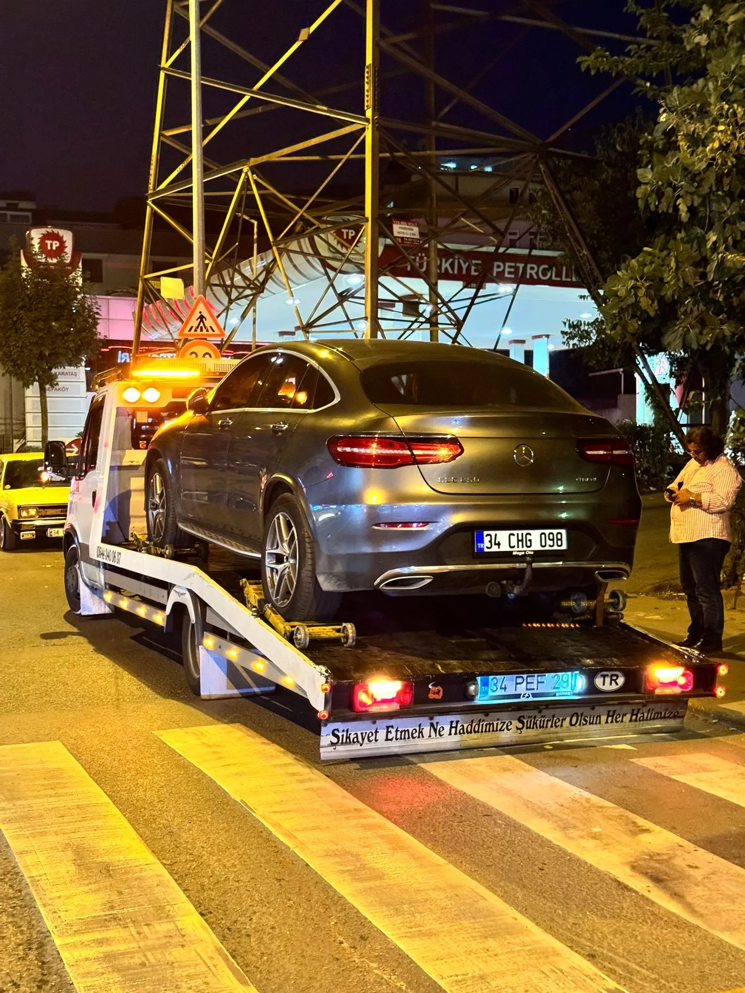 4 lastik kilitli aparatlı çekim